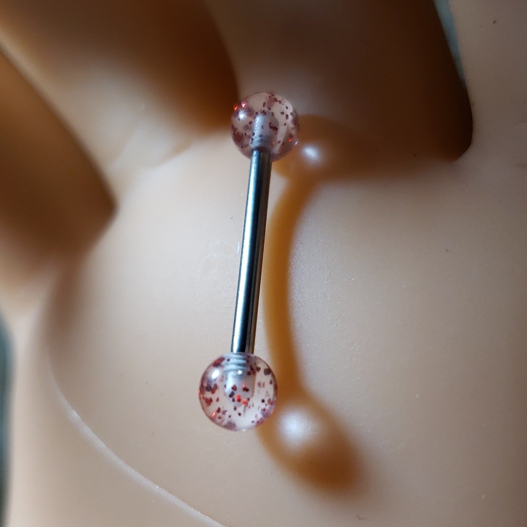 Brand New 14g Barbell Tongue Ring